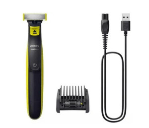 Триммер Philips QP2724/20 черный/лайм 1