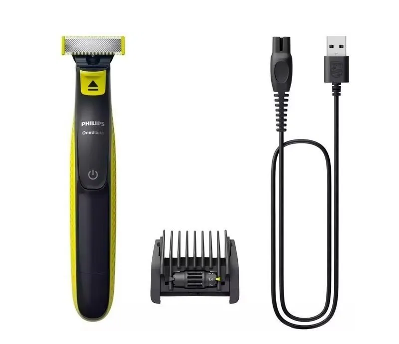 Триммер Philips QP2724/20 черный/лайм 1 Триммер Philips QP2724/20 черный/лайм 1
