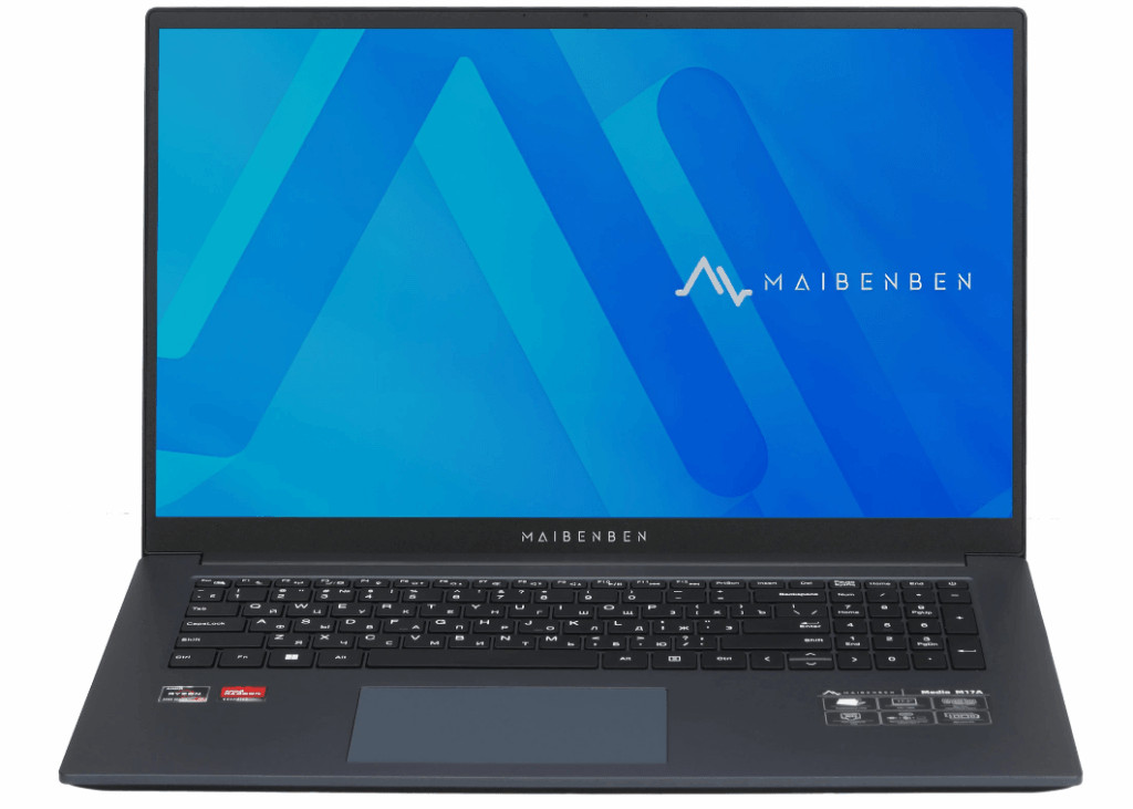 Ноутбук MAIBENBEN Medio M17A M17A-R758UMF1SLURE3 Ryzen 7 5825U 16Gb SSD 512Gb AMD Radeon Graphics 17 1 Ноутбук MAIBENBEN Medio M17A M17A-R758UMF1SLURE3 Ryzen 7 5825U 16Gb SSD 512Gb AMD Radeon Graphics 17 1