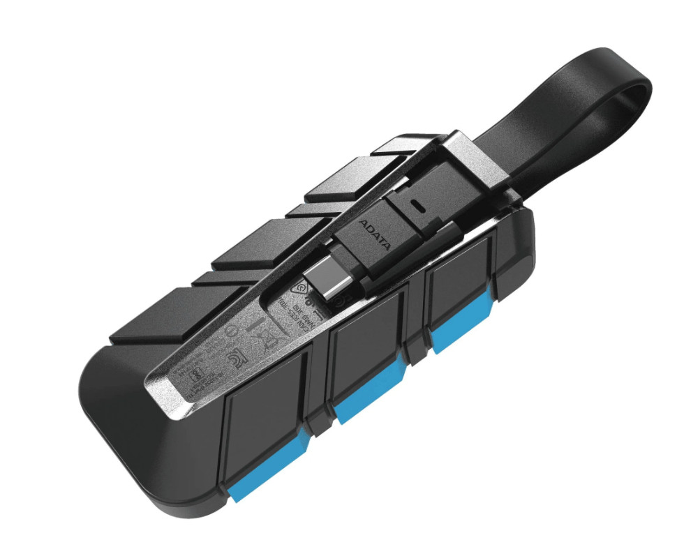 Накопитель SSD ADATA 500 Gb SC740 External/USB 3.2 Gen 2 Type-C Синий 5 Накопитель SSD ADATA 500 Gb SC740 External/USB 3.2 Gen 2 Type-C Синий 5