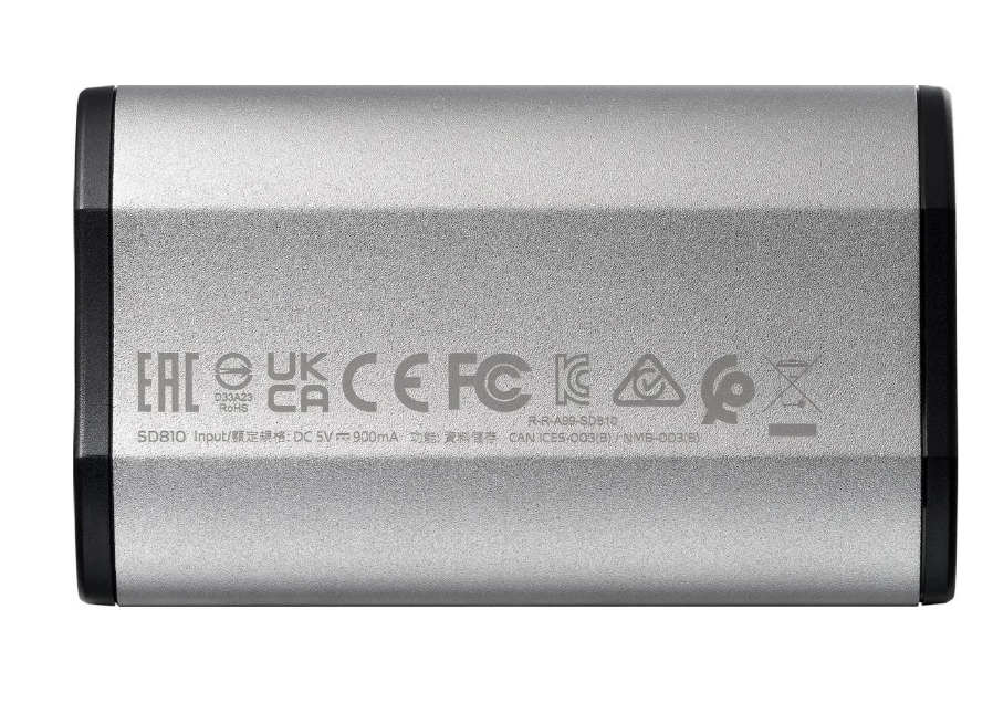 Накопитель SSD ADATA 1 Tb SD810 External/USB 3.2 Gen 2 Type-C Серый 2 Накопитель SSD ADATA 1 Tb SD810 External/USB 3.2 Gen 2 Type-C Серый 2