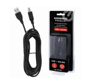 Кабель Для подключения принтера Sonner premium 3m 1