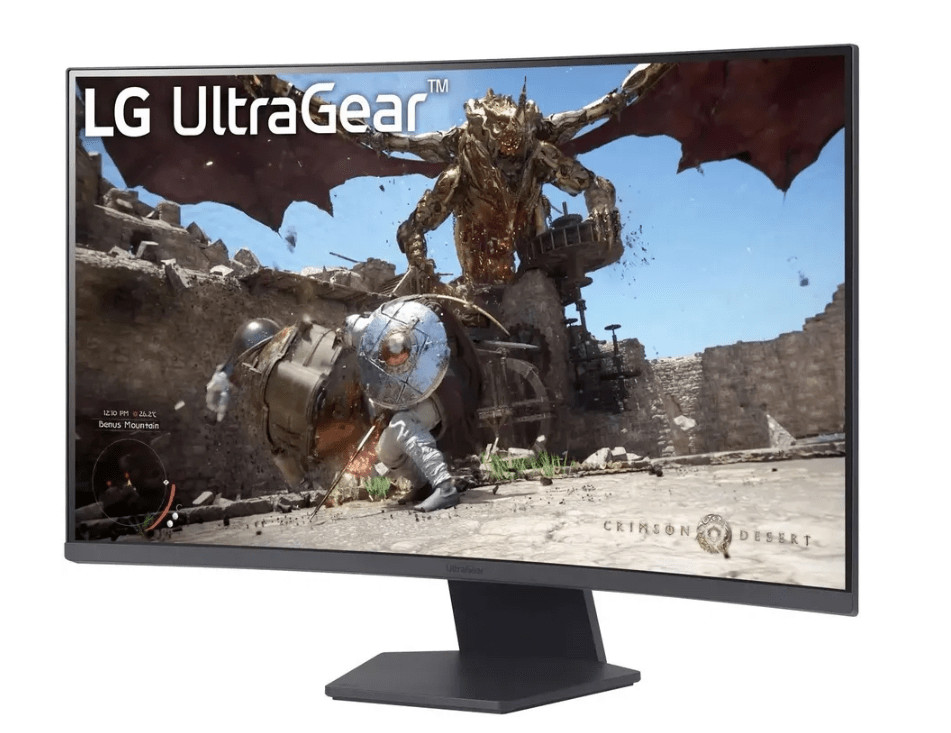 Монитор 31.5" LG 32GS60QC-B (QHD, 180Hz), изогнутый, черный (31.5 ", 2560x1440@180 Гц, VA, LED, 3000 2 Монитор 31.5" LG 32GS60QC-B (QHD, 180Hz), изогнутый, черный (31.5 ", 2560x1440@180 Гц, VA, LED, 3000 2