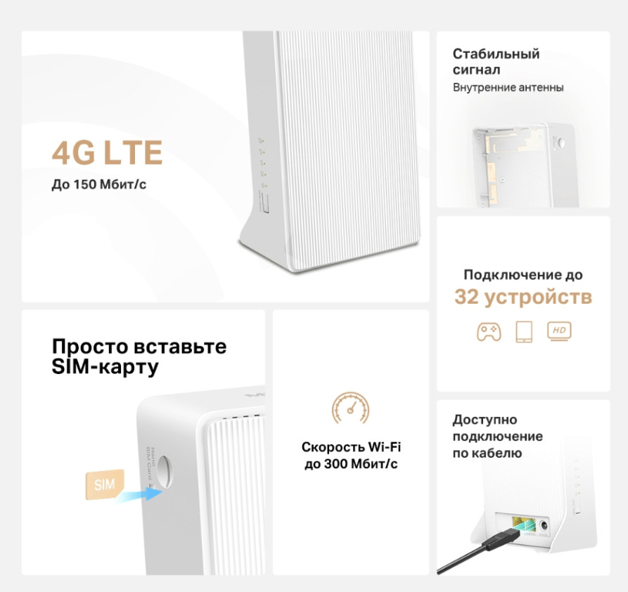 Маршрутизатор Mercusys MB112-4G 3 Маршрутизатор Mercusys MB112-4G 3