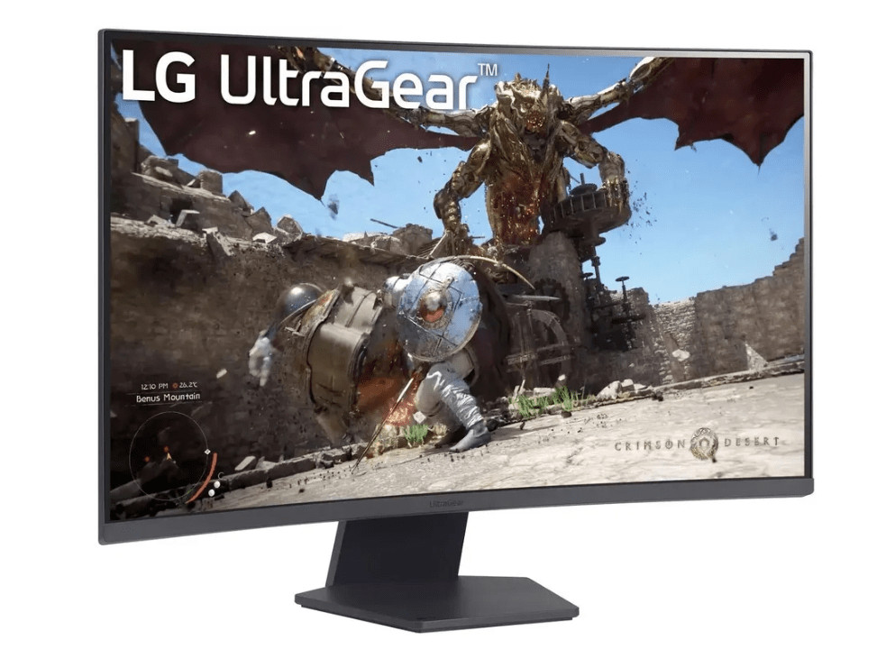 Монитор 31.5" LG 32GS60QC-B (QHD, 180Hz), изогнутый, черный (31.5 ", 2560x1440@180 Гц, VA, LED, 3000 3 Монитор 31.5" LG 32GS60QC-B (QHD, 180Hz), изогнутый, черный (31.5 ", 2560x1440@180 Гц, VA, LED, 3000 3