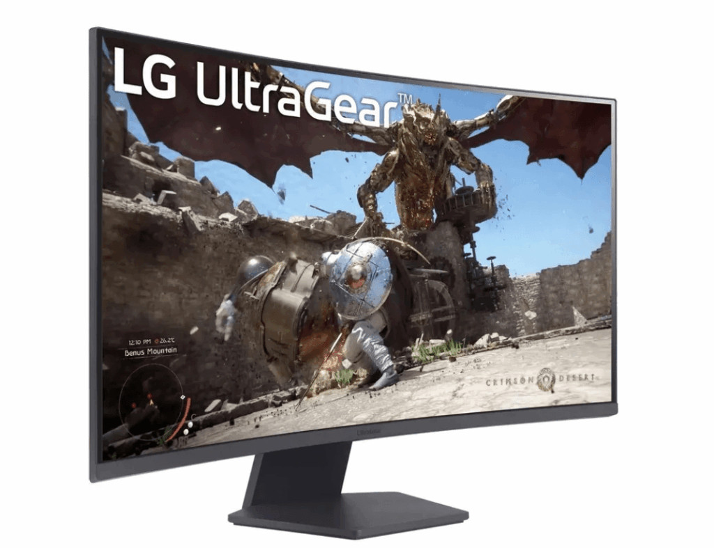 Монитор 31.5" LG 32GS60QC-B (QHD, 180Hz), изогнутый, черный (31.5 ", 2560x1440@180 Гц, VA, LED, 3000 4 Монитор 31.5" LG 32GS60QC-B (QHD, 180Hz), изогнутый, черный (31.5 ", 2560x1440@180 Гц, VA, LED, 3000 4