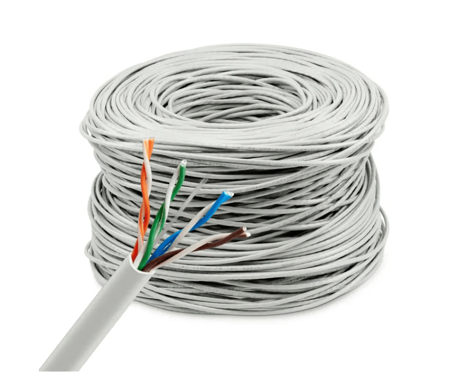 Кабель сетевой Buro BU-CCA-050 UTP 4 пары cat5e solid 0.50мм CCA 305м серый 1 Кабель сетевой Buro BU-CCA-050 UTP 4 пары cat5e solid 0.50мм CCA 305м серый 1