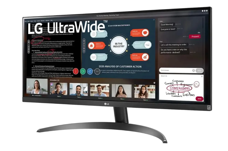 Монитор 29" LG 29WP500-B черный (2560x1080@75 Гц, IPS, LED, 1000:1, 350 Кд/м², 178°/178°, HDMI 1.4 x 3 Монитор 29" LG 29WP500-B черный (2560x1080@75 Гц, IPS, LED, 1000:1, 350 Кд/м², 178°/178°, HDMI 1.4 x 3