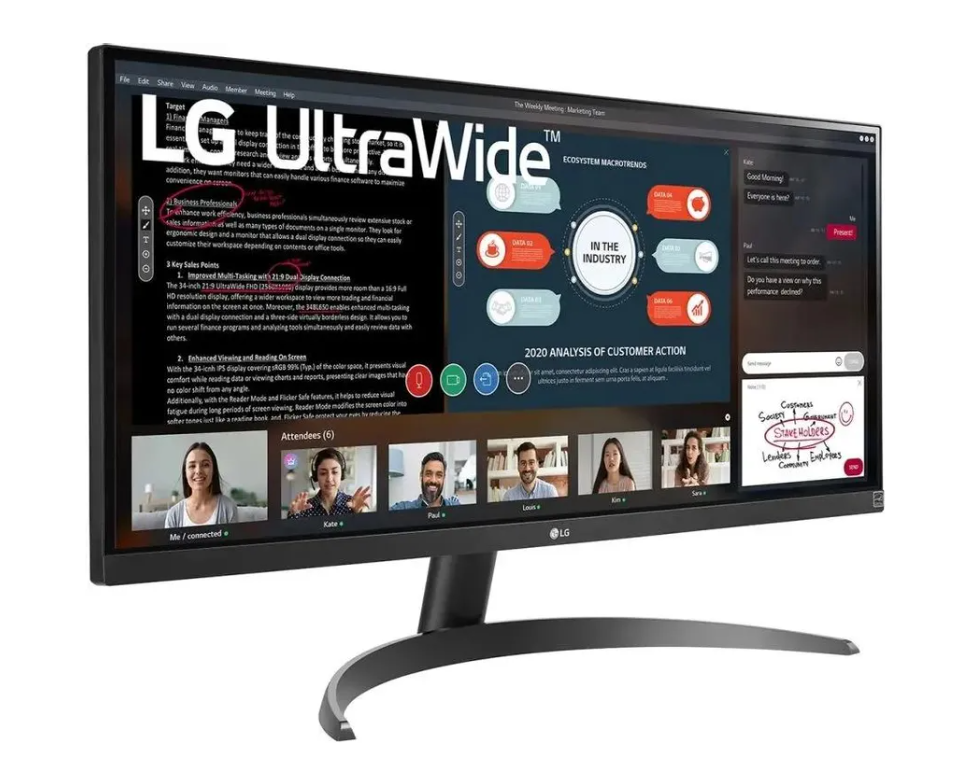 Монитор 29" LG 29WP500-B черный (2560x1080@75 Гц, IPS, LED, 1000:1, 350 Кд/м², 178°/178°, HDMI 1.4 x 4 Монитор 29" LG 29WP500-B черный (2560x1080@75 Гц, IPS, LED, 1000:1, 350 Кд/м², 178°/178°, HDMI 1.4 x 4
