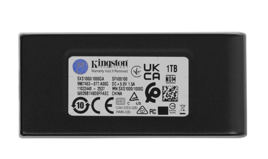 Внешний накопитель SSD 1Tb Kingston XS1000 USB 3.2 (USB 3.2 Gen2 Type-C, чтение - 1050 Мбайт/сек, за 5 Внешний накопитель SSD 1Tb Kingston XS1000 USB 3.2 (USB 3.2 Gen2 Type-C, чтение - 1050 Мбайт/сек, за 5