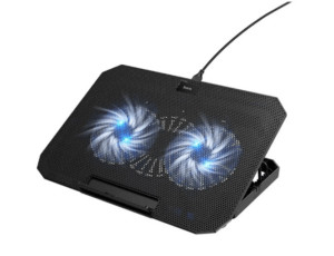 Подставка с вентилятором охлаждения для ноутбука HOCO GA4 Jade laptop cooling stand Black 1