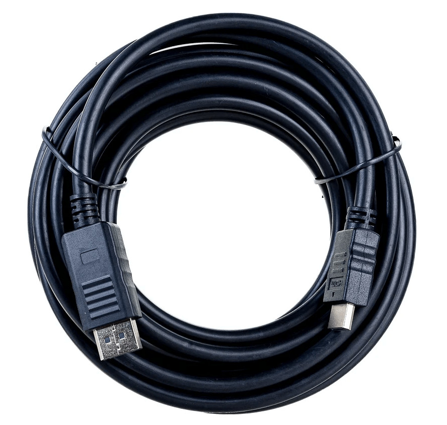 Кабель DisplayPort - HDMI, 5м, Cablexpert CC-DP-HDMI-5M 1 Кабель DisplayPort - HDMI, 5м, Cablexpert CC-DP-HDMI-5M 1