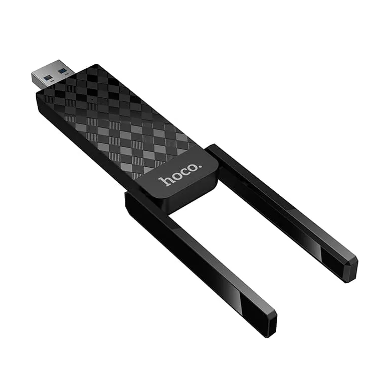 WiFi адаптер HI34 Wi-Fi 6 USB external dual antenna wireless network card black 3 WiFi адаптер HI34 Wi-Fi 6 USB external dual antenna wireless network card black 3