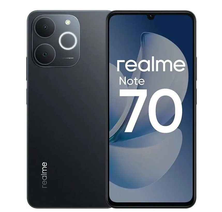 Смартфон Realme Note 70 6/128 Gb Черный 1 Смартфон Realme Note 70 6/128 Gb Черный 1