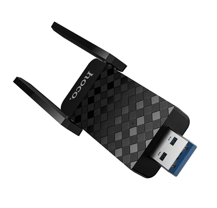WiFi адаптер HI34 Wi-Fi 6 USB external dual antenna wireless network card black 4 WiFi адаптер HI34 Wi-Fi 6 USB external dual antenna wireless network card black 4