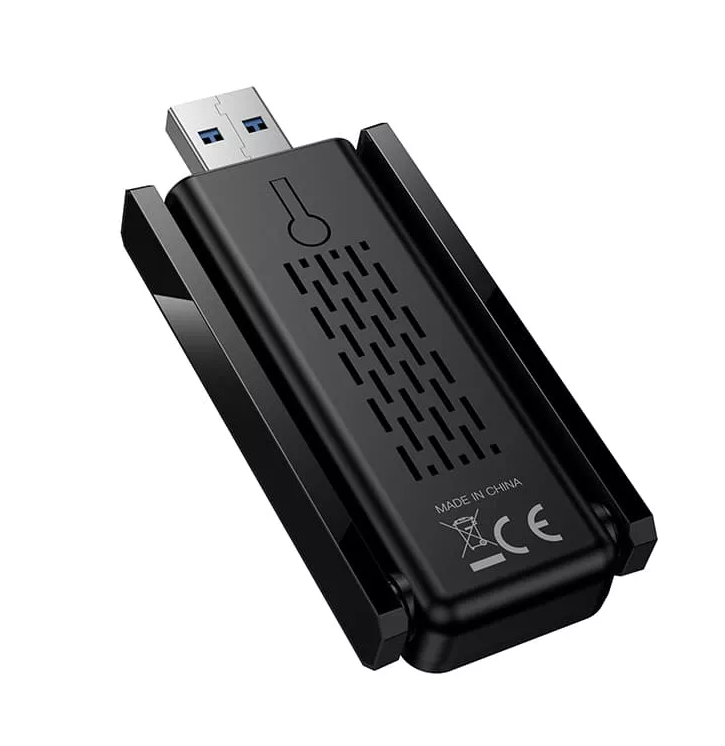 WiFi адаптер HI34 Wi-Fi 6 USB external dual antenna wireless network card black 6 WiFi адаптер HI34 Wi-Fi 6 USB external dual antenna wireless network card black 6