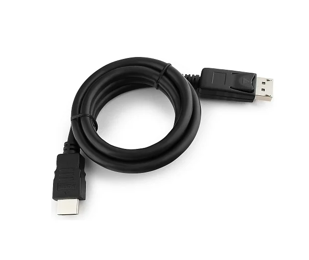 Кабель DisplayPort - HDMI, 1м, Cablexpert CC-DP-HDMI-1M 1 Кабель DisplayPort - HDMI, 1м, Cablexpert CC-DP-HDMI-1M 1