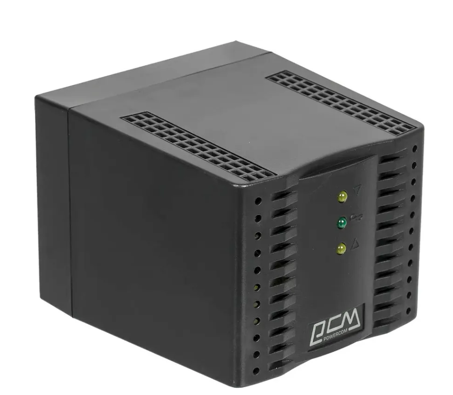 Стабилизатор напряжения Powercom TCA-2000 черный (187 В - 276 В, 2000 ВА, 1 кВт, 50-60 Гц, розеток - 2 Стабилизатор напряжения Powercom TCA-2000 черный (187 В - 276 В, 2000 ВА, 1 кВт, 50-60 Гц, розеток - 2