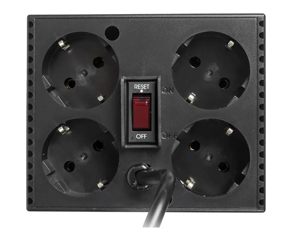 Стабилизатор напряжения Powercom TCA-2000 черный (187 В - 276 В, 2000 ВА, 1 кВт, 50-60 Гц, розеток - 3 Стабилизатор напряжения Powercom TCA-2000 черный (187 В - 276 В, 2000 ВА, 1 кВт, 50-60 Гц, розеток - 3