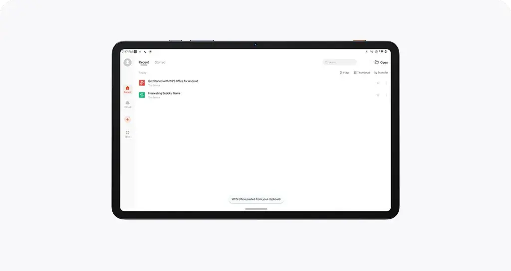Планшет Tecno Megapad Pad LTE 8/256 Sky Gray 11
