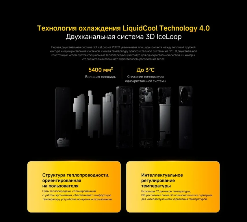Смартфон Xiaomi POCO F7 Pro 12/256 Blue 9 Смартфон Xiaomi POCO F7 Pro 12/256 Blue 9
