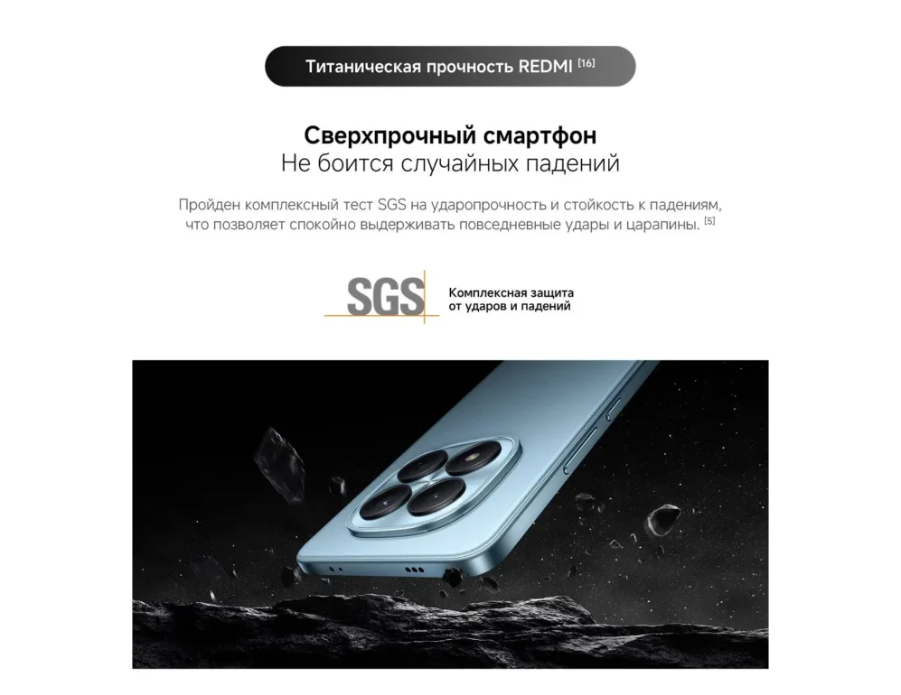 Смартфон Xiaomi Redmi Note 15 Pro 12/512GB Black RU 7