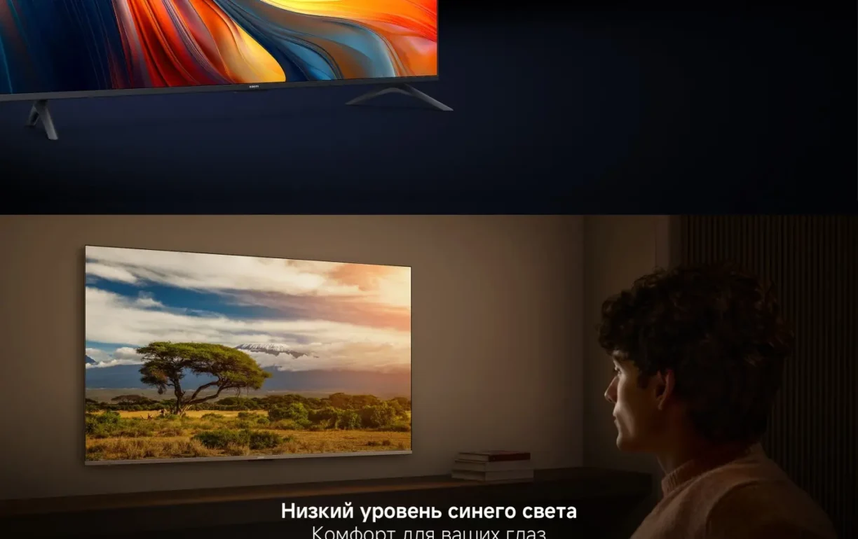 43" Телевизор Xiaomi TV A 43" 2026 черный 3840x2160, 4K UHD, Wi-Fi, Smart TV, Android 6