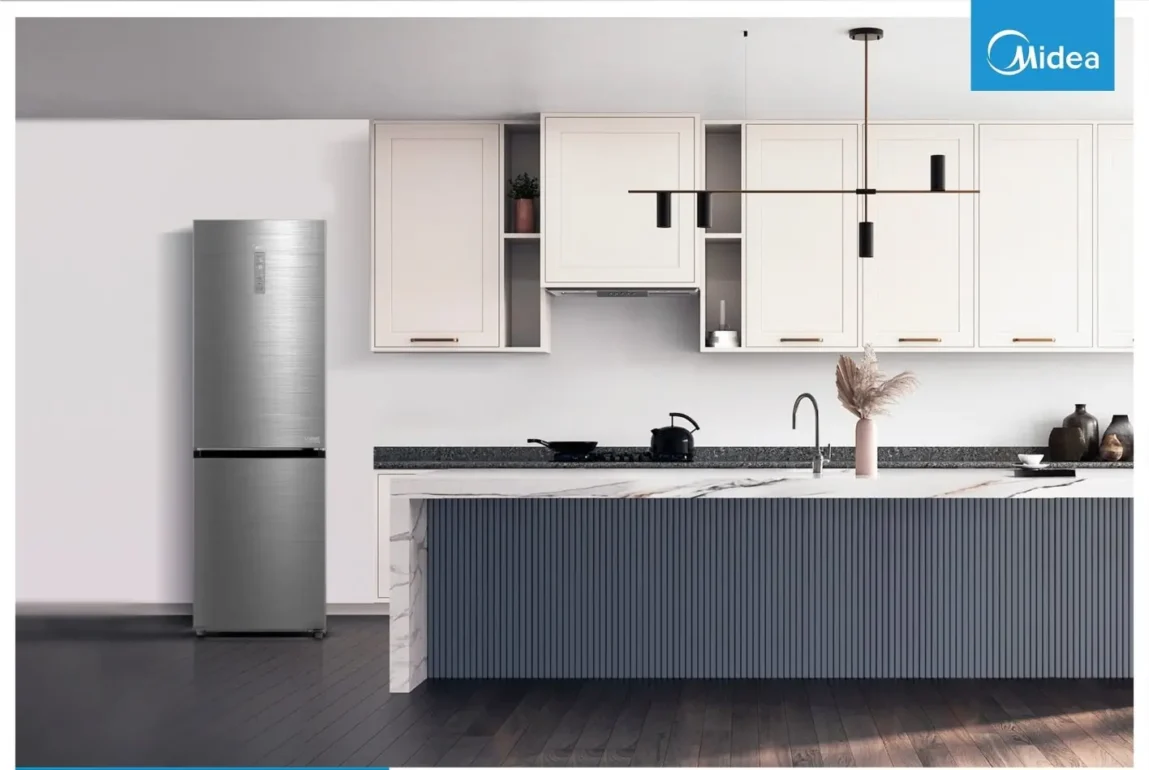 Холодильник Midea MDRB471MGF01O 2-хкамерн. белый 1