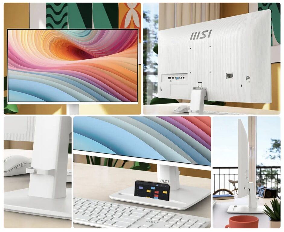 Монитор 24.5" MSI PRO MP251W E2 (120Hz), белый (24.5",1920x1080@120 Гц, IPS, LED, 1500:1, 300 Кд/м², 3