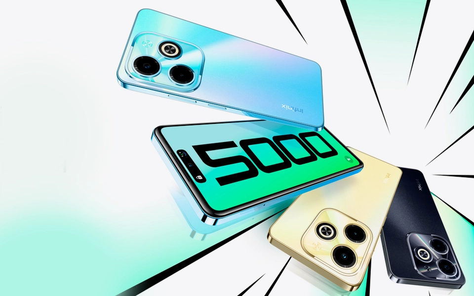 Смартфон Infinix Hot 40i 8/128Gb Blue 1