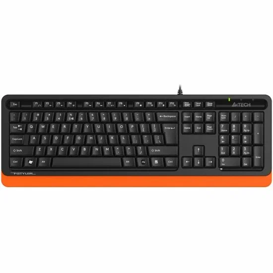 Клавиатура A4Tech Fstyler FKS10 USB black/orange 1 Клавиатура A4Tech Fstyler FKS10 USB black/orange 1
