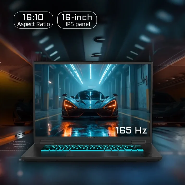 Ноутбук Gigabyte A16 (GA6H) 16" Core i7 13620H/32Gb/SSD512G/RTX5050 8Gb/No OS 5