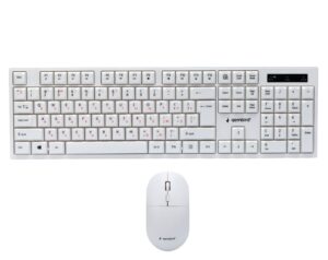 Беспроводной набор клавиатура + мышь Gembird KBS-6000-W, белый 1