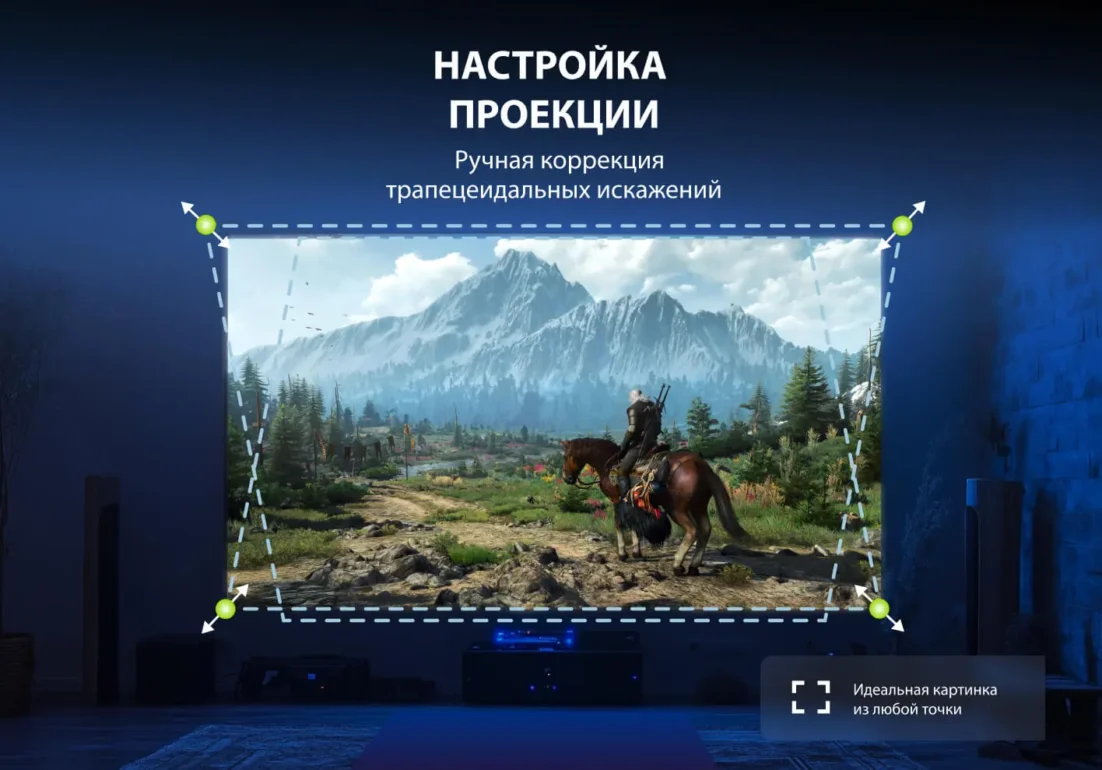 Проектор Cactus CS-PRE.05B.WXGA LCD 1800Lm (1280х720)1500:1 ресурс лампы:30000часов 1xUSB 2xHDMI, 1, 4