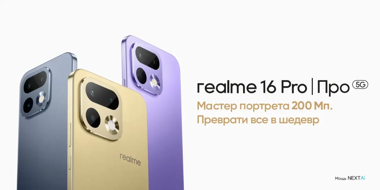 Смартфон Realme 16 Pro 5G 8/256 Gb Графитовый 1 Смартфон Realme 16 Pro 5G 8/256 Gb Графитовый 1