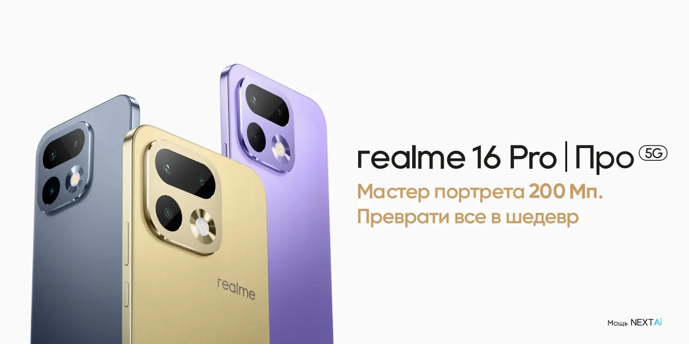 Смартфон Realme 16 Pro 5G 12/512 Gb Бежевый 1 Смартфон Realme 16 Pro 5G 12/512 Gb Бежевый 1