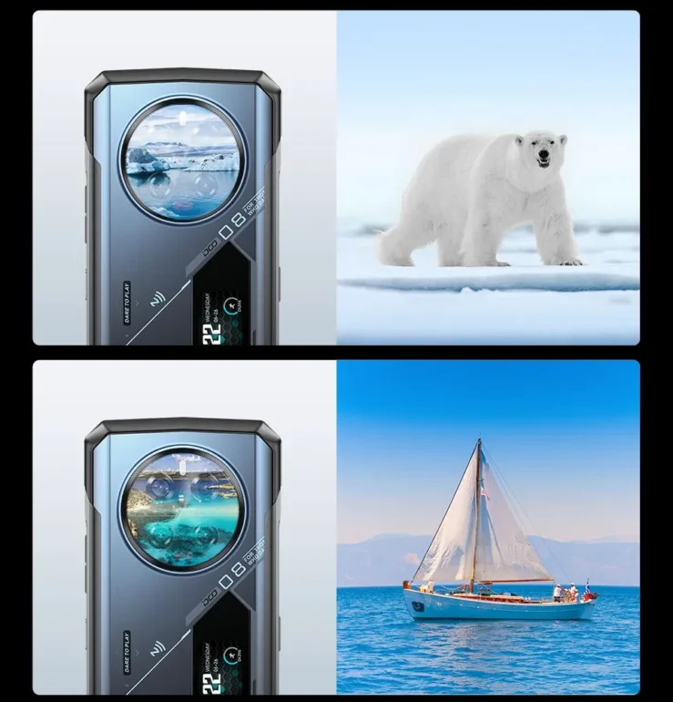 Смартфон DOOGEE V40 Pro 16/512Gb Midnight Blue 19