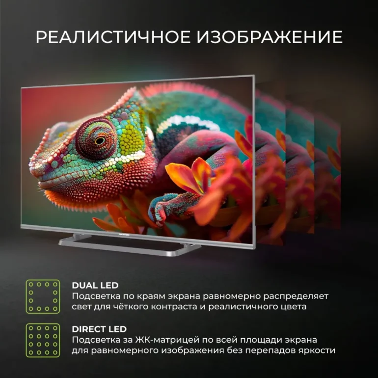 Телевизор Hartens HTS-43FHD11G-HC24, 43", Full HD, Smart TV 5 Hartens Телевизор HTS-43FHD11G-HC24 43" Full HD, черный #5