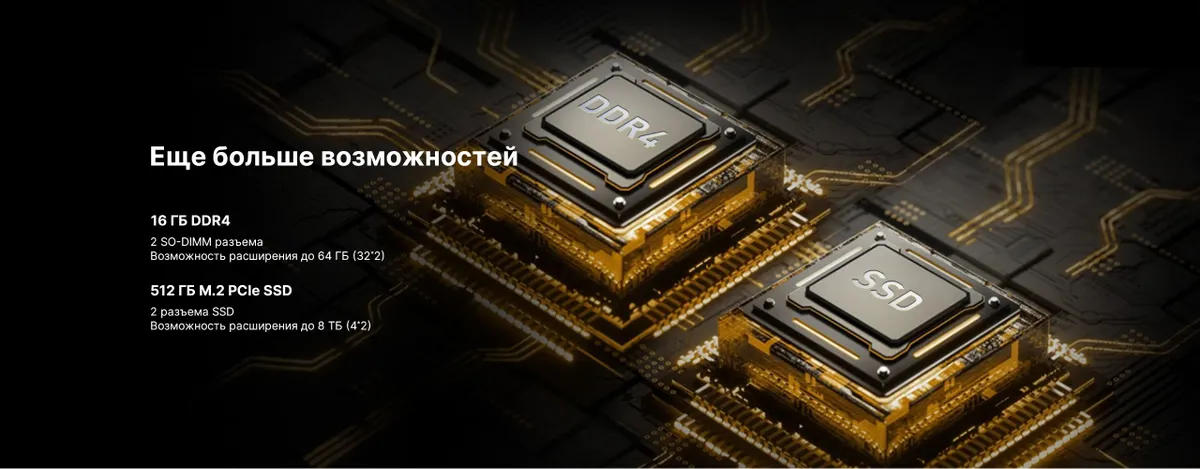 Ноутбук Maibenben M643 16" IPS, R3-4300U/8/512/Linux, синий 6