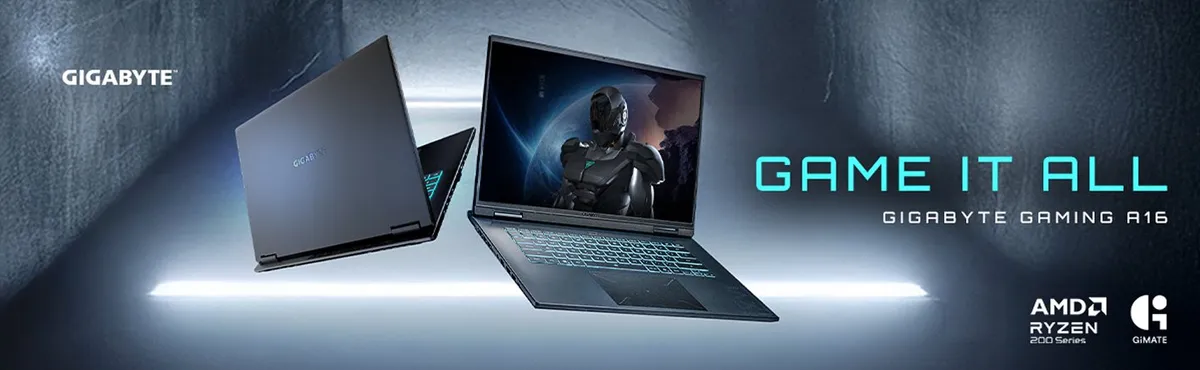 Ноутбук GIGABYTE Gaming A16 GA63H (3WHK3KZ894SD) 16", IPS, R7-260/16/1TbRTX5070, черный (16", 1920x1 1