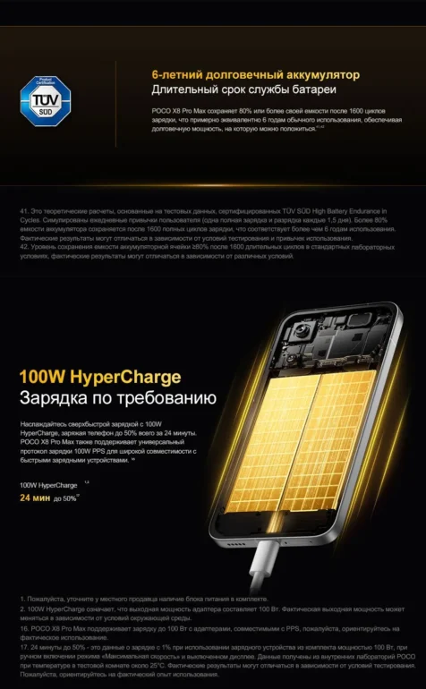 Смартфон Xiaomi POCO X8 Pro Max 12/256 Black 7