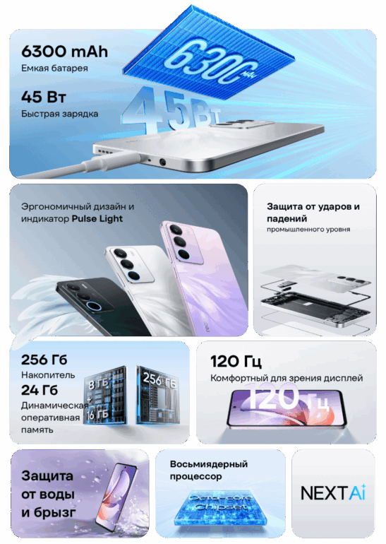 Смартфон Realme C71 8/256 White 2 Realme-C71-02