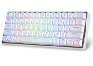 Клавиатура беспроводная механическая Kemove DK61 RGB/BT+USB/Blue Switch 1