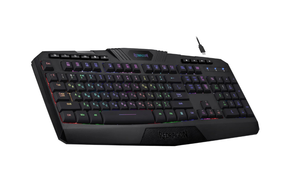 Клавиатура беспроводная Redragon Harpe Wireless RU, RGB, черный 2 Клавиатура беспроводная Redragon Harpe Wireless RU, RGB, черный 2