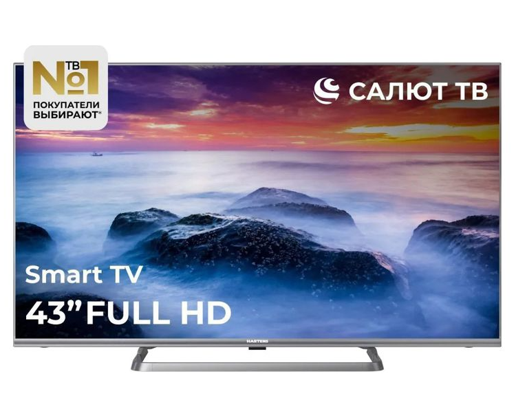 Телевизор Hartens HTS-43FHD11G-HC24, 43", Full HD, Smart TV 1 Телевизор Hartens HTS-43FHD11G-HC24, 43", Full HD, Smart TV 1