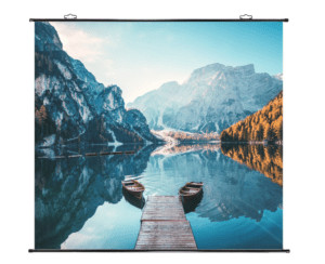 Экран для проектора Cactus 180x180см Map type CS-PSRM-180X180-BK 1:1 настенно-потолочный рул. чер. 1