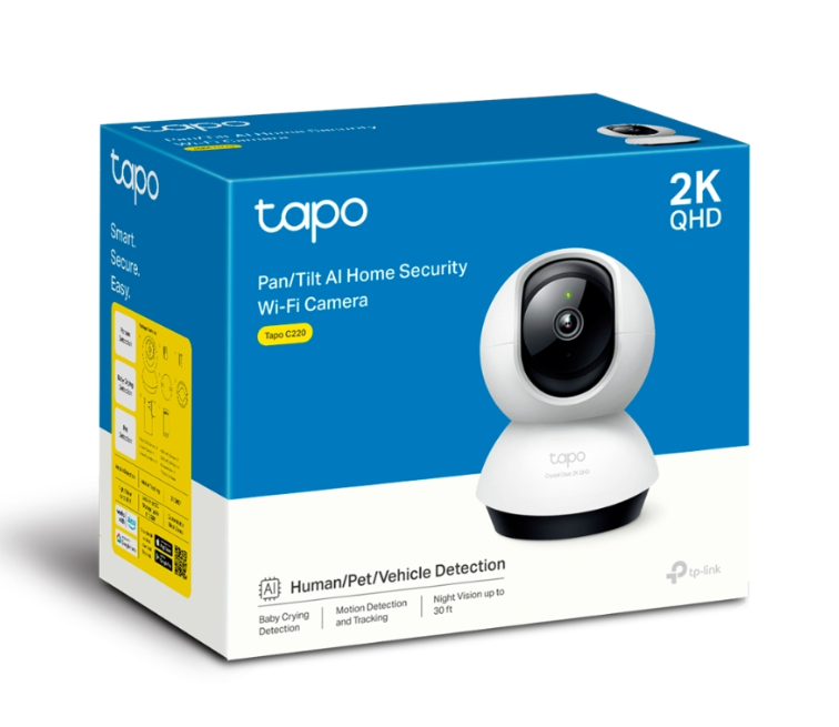 Видеокамера IP TP-Link Tapo C220, белая 2 Видеокамера IP TP-Link Tapo C220, белая 2