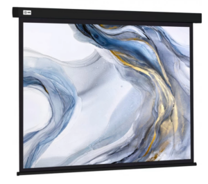 Экран для проектора Cactus 180x180см Wallscreen CS-PSW-180X180-BK 1:1 настенно-потолочный рул. чер. 1