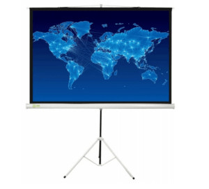 Экран для проектора Cactus 150x150см Triscreen 1:1 CS-PST-150X150 напольный рулонный белый 1