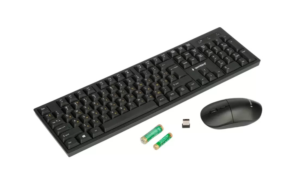 Беспроводной набор клавиатура + мышь Gembird KBS-6000, черный 2 Беспроводной набор клавиатура + мышь Gembird KBS-6000, черный 2